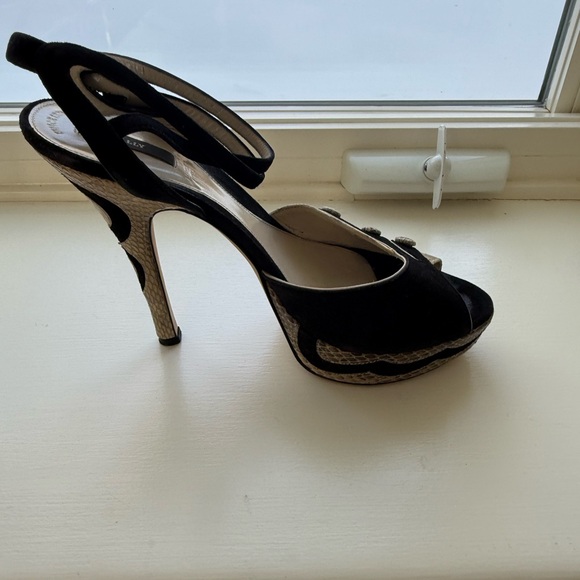 Bally snakeskin and suede sandals - Picture 5 of 10